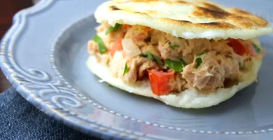 Receta de arepa de pescado