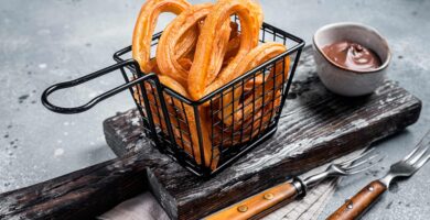 Churros con chocolate