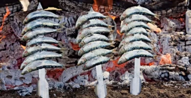 Espetos de sardinas