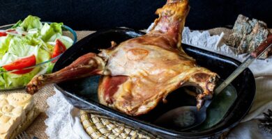 Lechazo asado