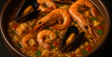 Paella de mariscos