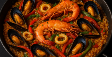Paella de mariscos