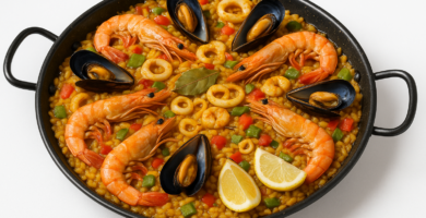 Paella de mariscos