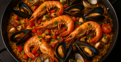Paella de mariscos