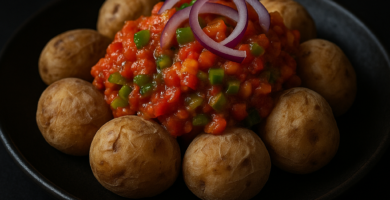 Papas arrugadas con mojo