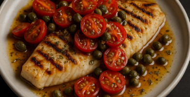 Pescado a la parrilla