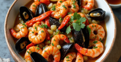 Mariscos frescos