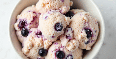 Helado de crema de leche