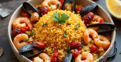 Paella de mariscos