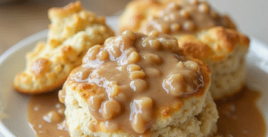 Biscuits y gravy
