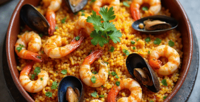 Paella de mariscos