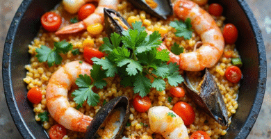 Paella de mariscos