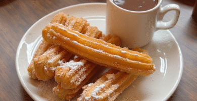 Churros con chocolate
