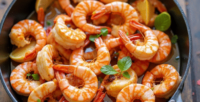 Gambas rojas de Garrucha