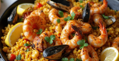 Paella de mariscos
